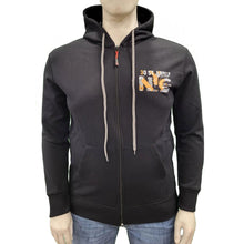 Prenesite sliku u preglednik galerije, EASY by MAXFORT pulover s kapuljačom i patentnim zatvaračem 3XL do 8XL crna plava