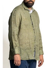 Prenesite sliku u preglednik galerije, košulja za punije, mješavina lana MAXFORT PRESTIGIO P26592, nekoliko boja, 2XL do 8XL