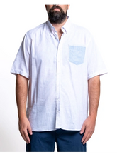 Prenesite sliku u preglednik galerije, košulja za punije, mješavina lana MAXFORT PRESTIGIO P26595, više boja, 2XL 4XL
