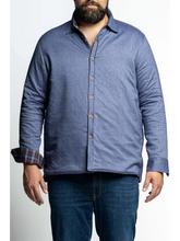 Prenesite sliku u preglednik galerije, Uskoro - Dvostrana jakna za punije u izgledu košulje Maxfot Illinois 2XL- 7XL