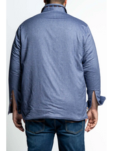 Prenesite sliku u preglednik galerije, Uskoro - Dvostrana jakna za punije u izgledu košulje Maxfot Illinois 2XL- 7XL