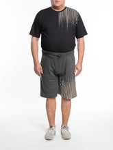 Prenesite sliku u preglednik galerije, Kratke hlače MAXFORT MAX Stripe crna zelena - veličina 2XL do 8XL promotivna cijena