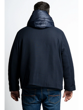 Prenesite sliku u preglednik galerije, Rastezljiv kaput za punije Maxfort Prestigio P26006 2xl do 8xl Crna Plava