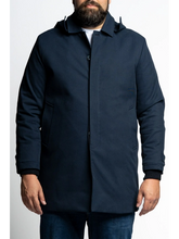 Prenesite sliku u preglednik galerije, Rastezljiv kaput za punije Maxfort Prestigio P26008 2xl do 8xl Plava Crna