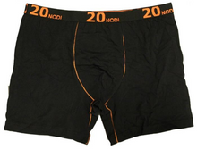 Prenesite sliku u preglednik galerije, Elastično donje rublje za punije Bokserice 3 komada 20nodi 948 crno plave 3XL do 7XL