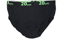 Prenesite sliku u preglednik galerije, Donje rublje za punije Slip s elastičnim otvorom 3 komada 20nodi 944 crno plavo 3XL do 7XL