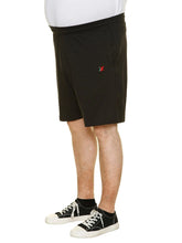 Prenesite sliku u preglednik galerije, Kratke hlače za punije MAXFORT MAX Roseto Black Blue - veličine 2XL do 14XL