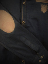 Prenesite sliku u preglednik galerije, CRNA MUŠKA KOŠULJA LV-1980 3XL 6XL 7XL poslednji komadi