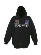 Prenesite sliku u preglednik galerije, MUŠKI HOODIE LV-612 crni 3XL do 8XL - zimska posezonska cena