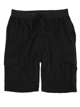 Prenesite sliku u preglednik galerije, KRATKE HLAČE CRNE cargo look LV-2011 3xl do 8xl