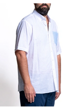 Prenesite sliku u preglednik galerije, košulja za punije, mješavina lana MAXFORT PRESTIGIO P26595, više boja, 2XL 4XL
