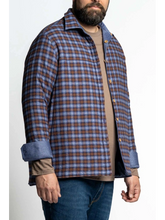 Prenesite sliku u preglednik galerije, Uskoro - Dvostrana jakna za punije u izgledu košulje Maxfot Illinois 2XL- 7XL

