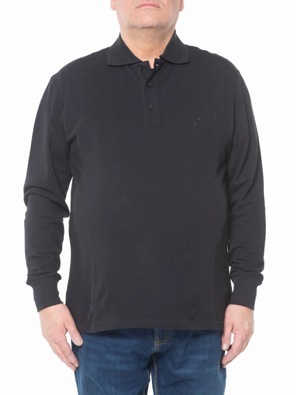 Plus size long sleeve Polo Maxfort Max multiple colors 2xl to 10xl 