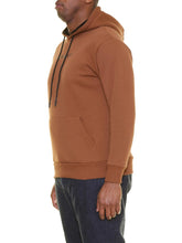 Load image into Gallery viewer, WINTER SWEATER with hood MAXFORT MAX XF SPORT with zipper 2XL to 7XL camel brown - promotional price
