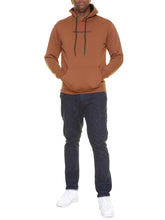 Load image into Gallery viewer, WINTER SWEATER with hood MAXFORT MAX XF SPORT with zipper 2XL to 7XL camel brown - promotional price
