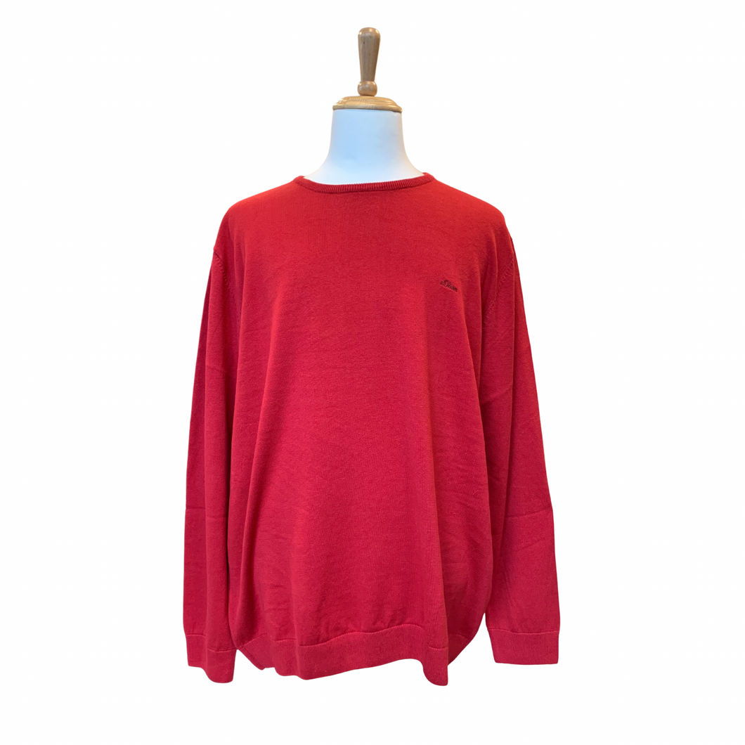 Jesenski pulover S.Maslinasto crveni XL 2XL 3XL 