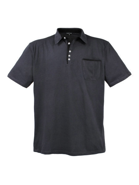 ANTHRACITE POLO SHIRT with short sleeves LV-1701 3xl 5xl 6xl 