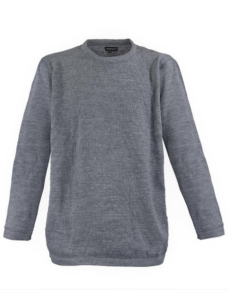 MUŠKI PULOVER LV-404 siva 3xl do 6xl - zimska posezonska cena